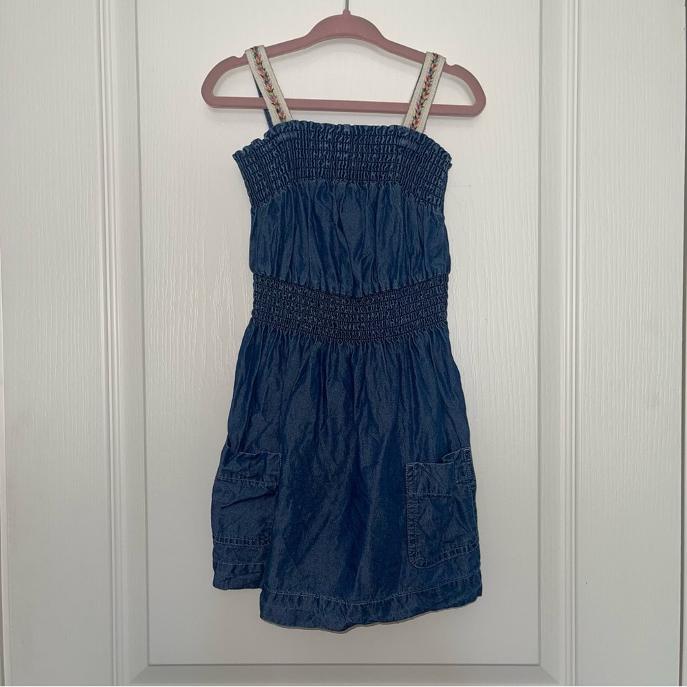 Tommy Hilfiger Girls Denim-Like Dress – Size 4